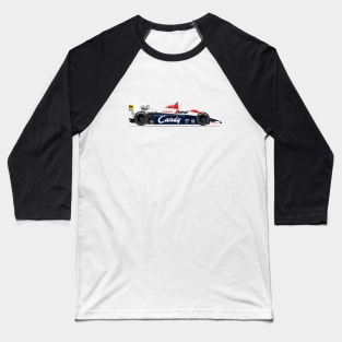 Ayrton Senna's Toleman Hart 184 Illustration Baseball T-Shirt